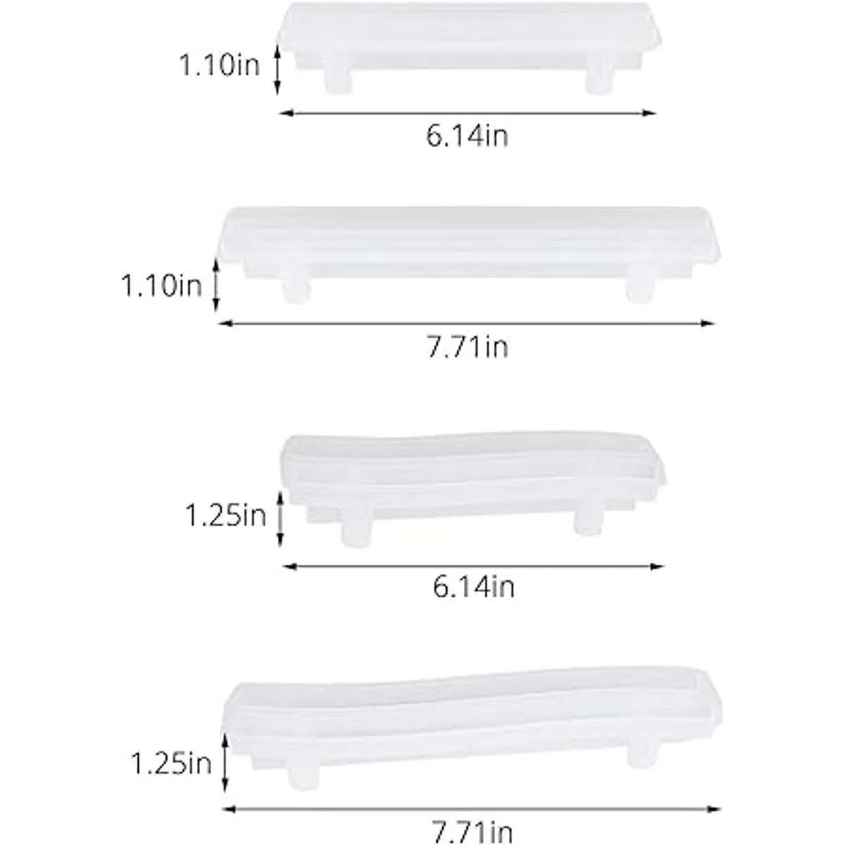 4 moldes de mango para fundición de resina moldes de_2