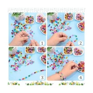 Huquary 900 cuentas de cristal bicono facetado de 3_3