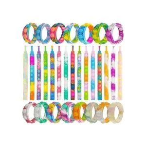 30 piezas de pulseras de burbujas para recuerdos de_7