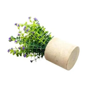 Svenee Mini plantas artificiales en maceta flores de_3