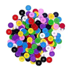 240 piezas en 8 colores redondos multicolores 4 agujeros_1