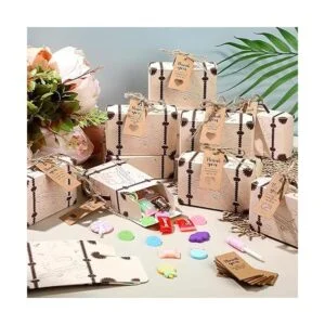 Juego de 50 mini cajas de maletas pequeñas cajas de_3