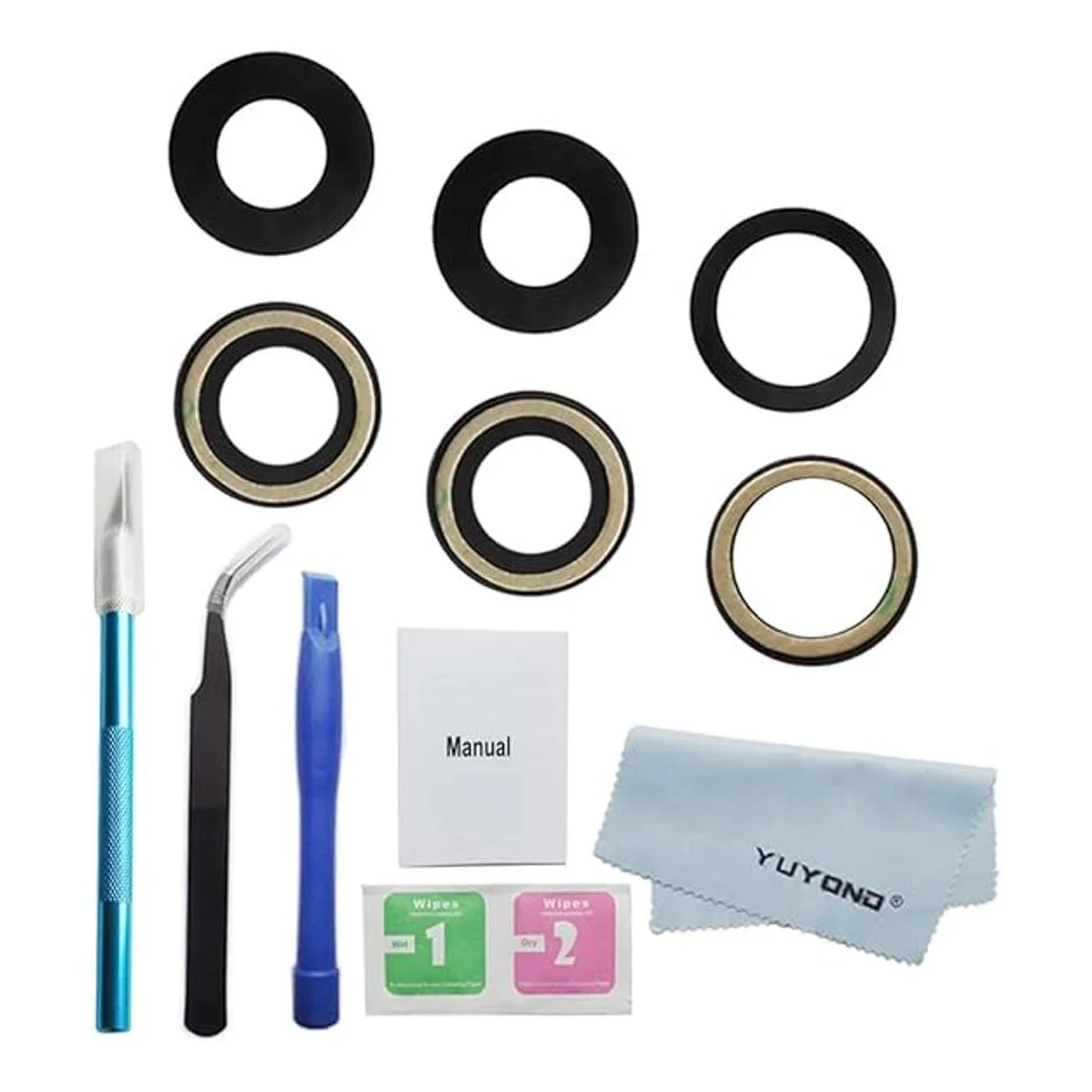 YUYOND 3 piezas de repuesto original de lente de vidrio_1