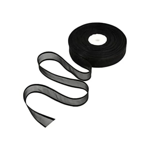 TONIFUL 1 pulgada x 25 yardas de organza transparente con_1
