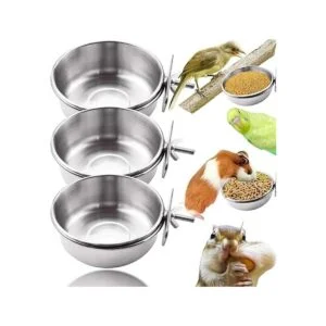 MotBach 3 tazas de acero inoxidable para alimentación de_1