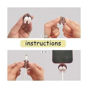 Paquete de 15 protectores de cargador USB para iPhone_5