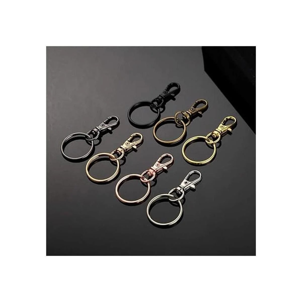 Juego de 100 cierres giratorios de 50 piezas de ganchos de_7