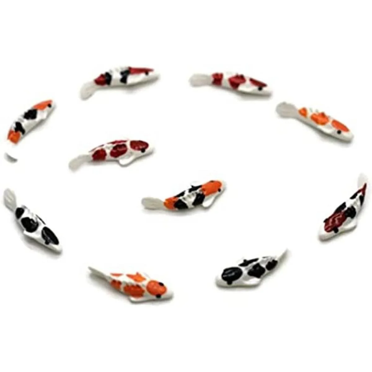 Buy Easy 10 Mezcla Colorido Koi Fish Fairy Garden Animal_1