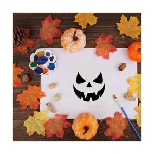 SAVITA 25 plantillas de plástico para Halloween de 5.1 x_3