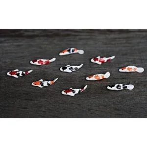 Buy Easy 10 Mezcla Colorido Koi Fish Fairy Garden Animal_7