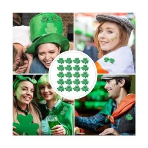 TOYANDONA 20 piezas de lentejuelas trébol plancha en_6