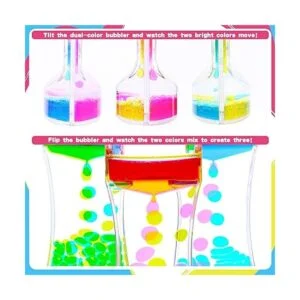 Cucue Liquid Motion Bubbler Colorido líquido reloj de_2