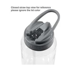 HomTune Bonita botella de agua con popote para niños en la_4