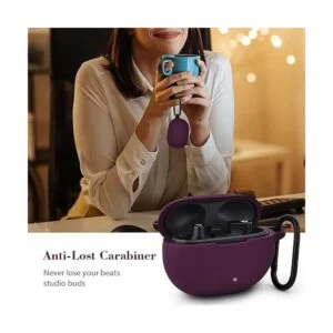 AIRSPO Funda de silicona compatible con Beats Studio Buds_6