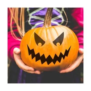 SAVITA 25 plantillas de plástico para Halloween de 5.1 x_5