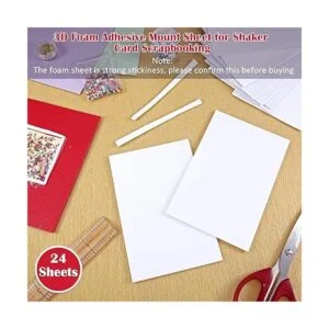 24 hojas de espuma de doble cara pegajosa doble adhesivo_5