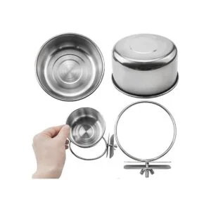 MotBach 3 tazas de acero inoxidable para alimentación de_5