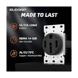 ELEGRP Receptáculo de estufa de horno de gama de 50_3