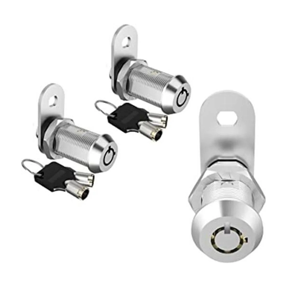 Paquete de 2 cerraduras de leva con llave igual_1