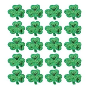 TOYANDONA 20 piezas de lentejuelas trébol plancha en_1