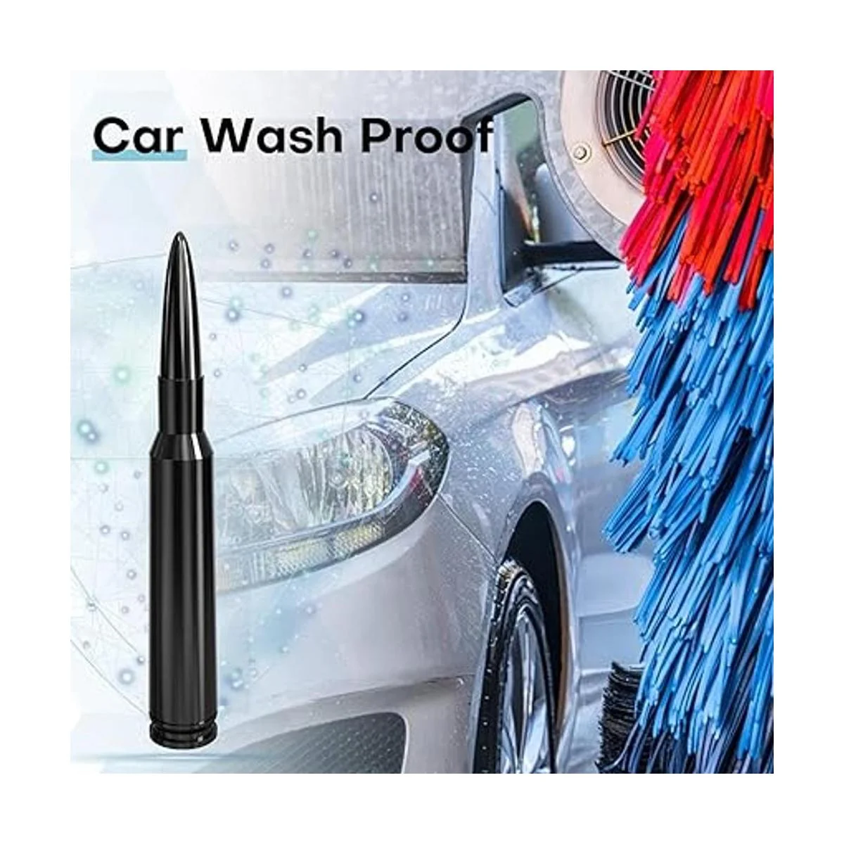 Tecreddy Antena universal de bala de repuesto para_3