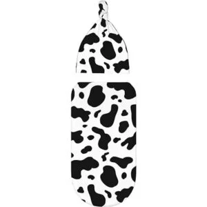 Manta de bebé con estampado de vaca para recién nacidos_2