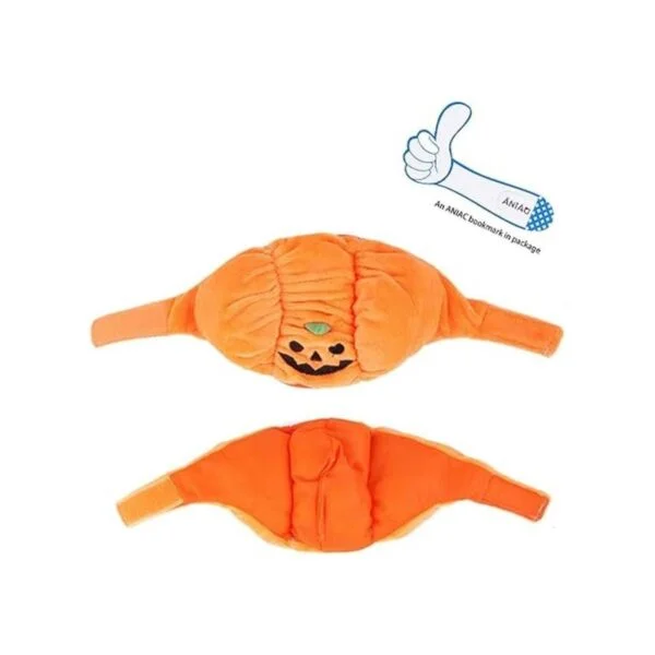 ANIAC Gorro de Halloween para perro gatito calabaza_2
