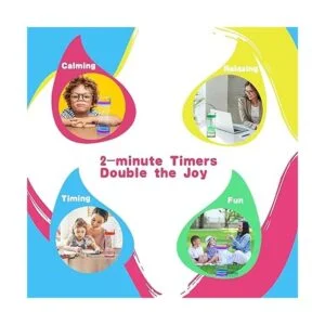 Cucue Liquid Motion Bubbler Colorido líquido reloj de_6