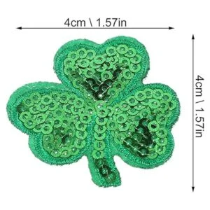 TOYANDONA 20 piezas de lentejuelas trébol plancha en_2