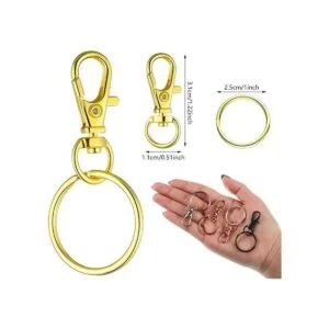 Juego de 100 cierres giratorios de 50 piezas de ganchos de_2