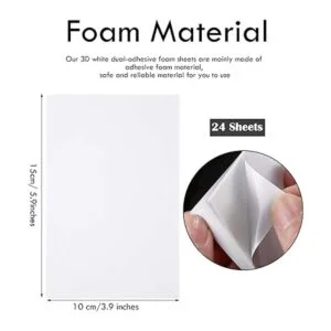 24 hojas de espuma de doble cara pegajosa doble adhesivo_2