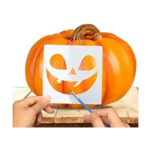 SAVITA 25 plantillas de plástico para Halloween de 5.1 x_4