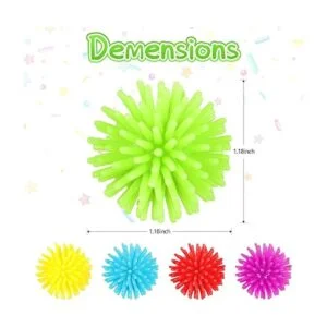 HyDren Paquete de 25 bolas de estrés puntiagudas mini_2