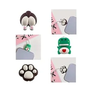 Paquete de 15 protectores de cargador USB para iPhone_4