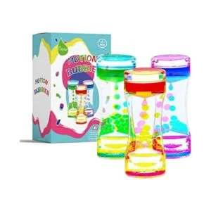 Cucue Liquid Motion Bubbler Colorido líquido reloj de_1