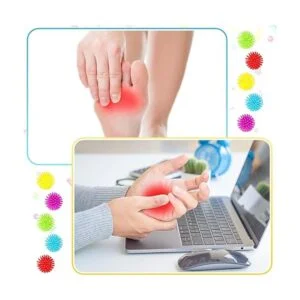 HyDren Paquete de 25 bolas de estrés puntiagudas mini_4