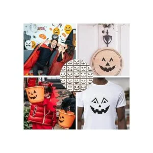 SAVITA 25 plantillas de plástico para Halloween de 5.1 x_6