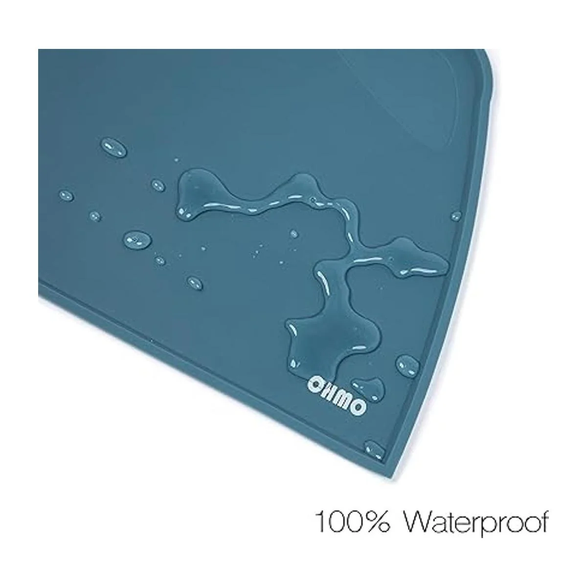 OHMO Tapete de comida para gatos impermeable de_3