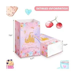 Juego de 16 bolsas de regalo para fiesta de princesa_3