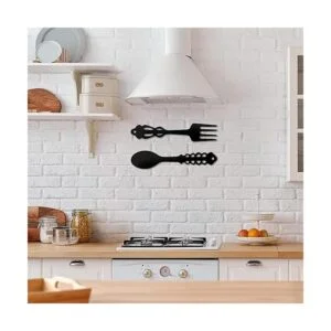 2 cucharas de metal para decoración de pared diseño de_5