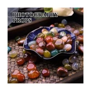 KINGOU 15 onzas14.99 oz de ágata pulida piedras de_7