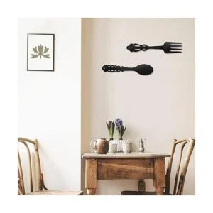 2 cucharas de metal para decoración de pared diseño de_6