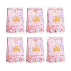Juego de 16 bolsas de regalo para fiesta de princesa_1