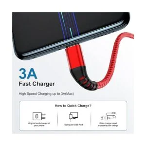 Cabepow Cable USB tipo C 3 unidades de 6 pies USB A tipo_3