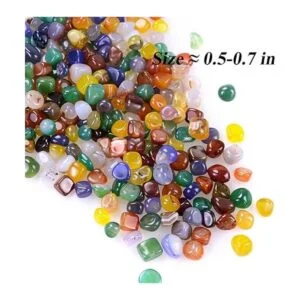 KINGOU 15 onzas14.99 oz de ágata pulida piedras de_2