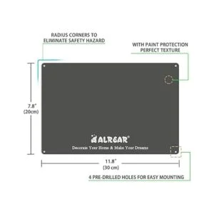 ALREAR Divertida decoración de baño bandera de metal para_2