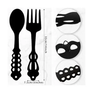 2 cucharas de metal para decoración de pared diseño de_2