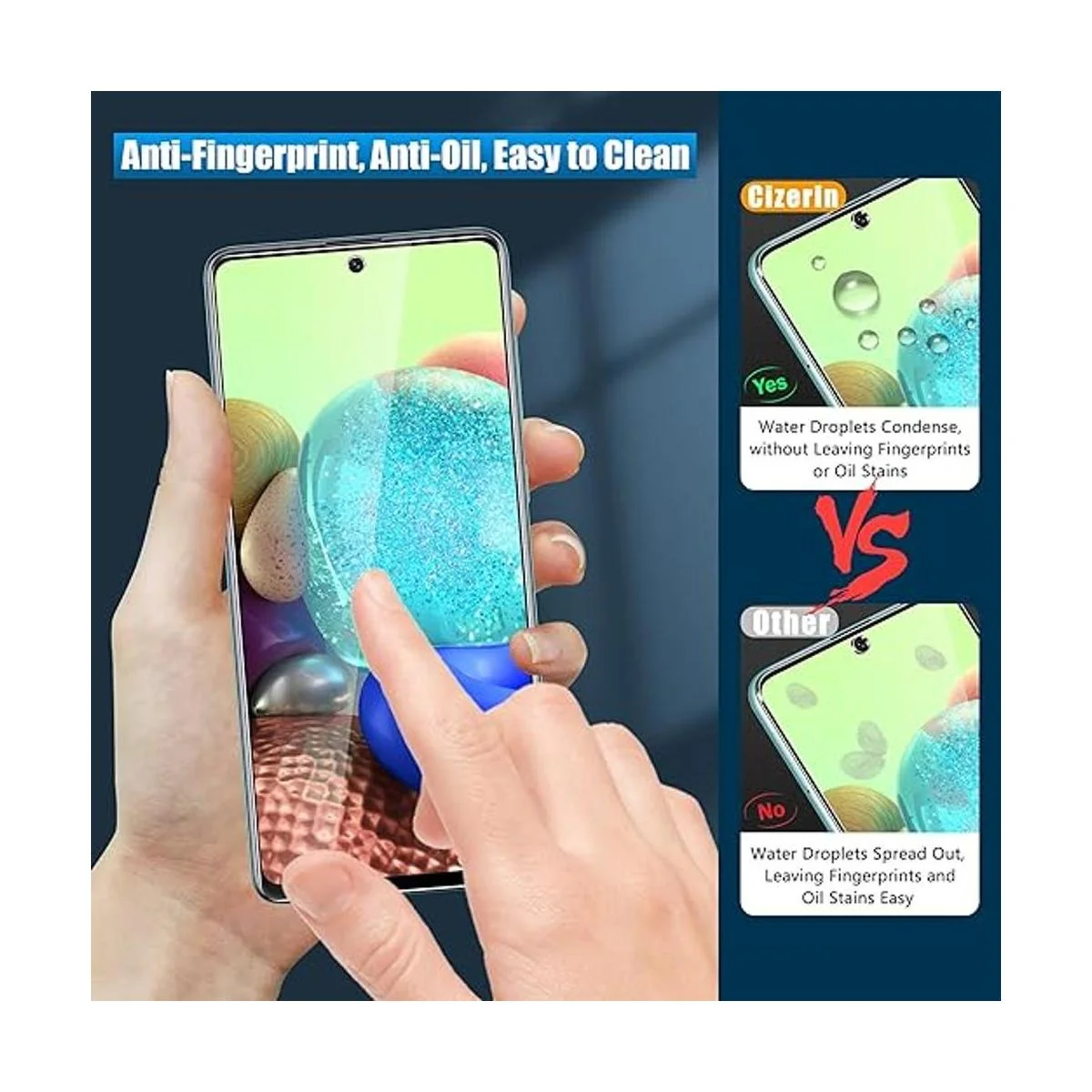 Protector de pantalla de cristal templado de Cizerin para_3