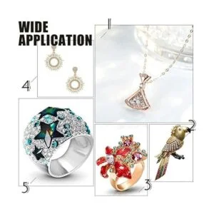 PandaHall 150 piezas de circonitas cúbicas en forma de_6