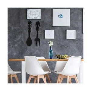 2 cucharas de metal para decoración de pared diseño de_7